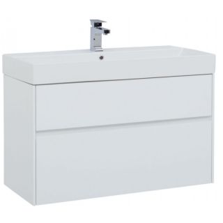Тумба под раковину Aquanet Бруклин 203961 100 см белый