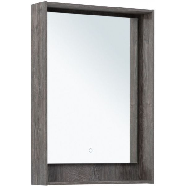 Зеркало с подсветкой Aquanet Милан 336393 60 см дуб рошелье