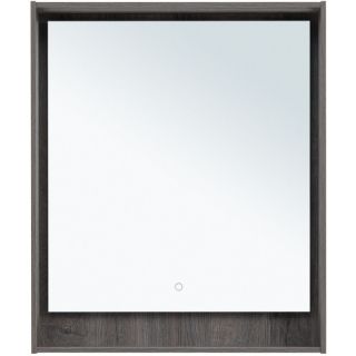 Зеркало с подсветкой Aquanet Милан 336394 70 см дуб рошелье