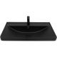 Раковина Aquanet Ирис 329249 80 см чёрный матовый