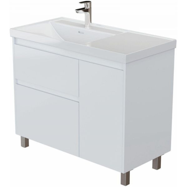 Тумба под раковину Aquanet Nova Lite 2.0 346341 R 100 см белый