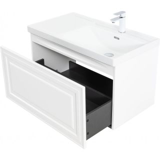 Тумба под раковину Aquanet Агата 345482 90 см белый сатин