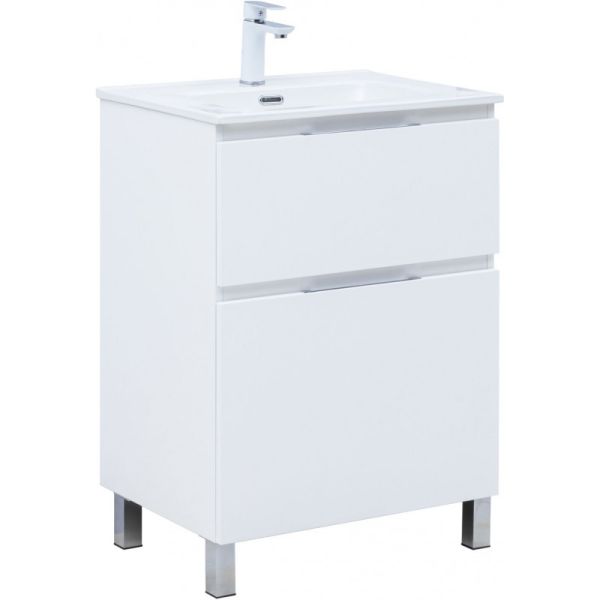 Тумба под раковину Aquanet Алвита New 344132 60 см белый матовый