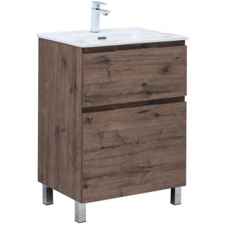Тумба под раковину Aquanet Алвита New 344127 60 см дуб веллингтон табак