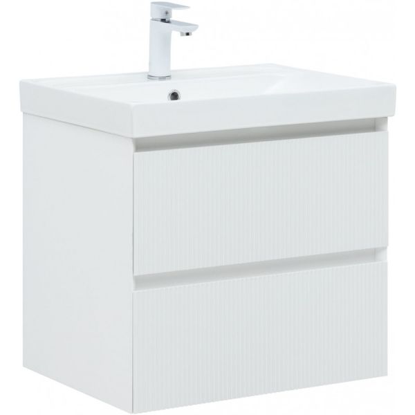 Тумба под раковину Aquanet Альтера 337154 60 см белый матовый