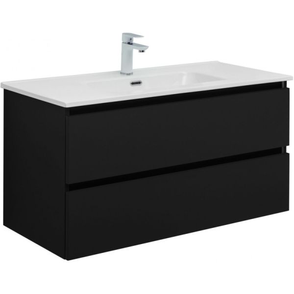 Тумба под раковину Aquanet Вега 2.0 337951 100 см чёрный