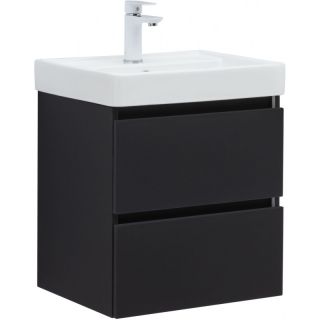 Тумба под раковину Aquanet Вега 2.0 337952 50 см чёрный