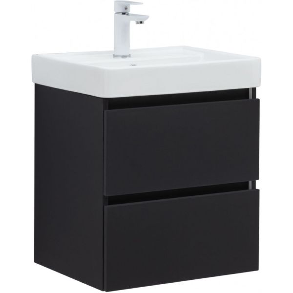 Тумба под раковину Aquanet Вега 2.0 337952 50 см чёрный