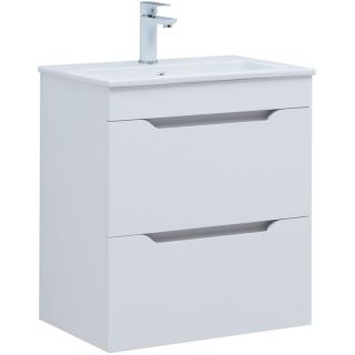 Тумба под раковину Aquanet Практика 330457 60 см белый матовый