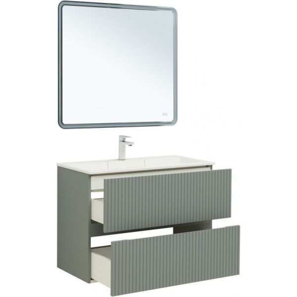 Тумба под раковину Aquanet Джейн 313319 90 см мисти грин
