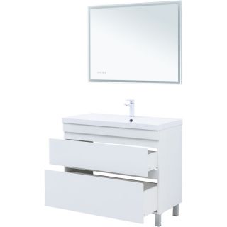 Тумба под раковину Aquanet Нота New 344150 100 см белый