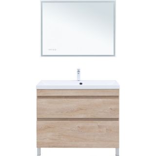 Тумба под раковину Aquanet Нота New 344149 100 см дуб светлый