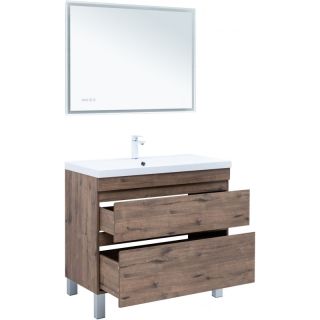 Тумба под раковину Aquanet Нота New 344148 100 см дуб веллингтон табак