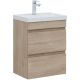 Тумба под раковину Aquanet Нота New 334196 50 см дуб светлый