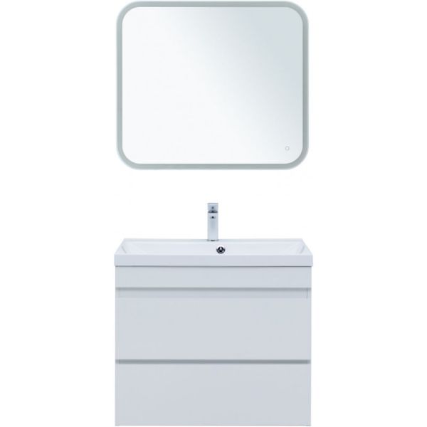 Тумба под раковину Aquanet Нота New 335418 75 см белый глянец