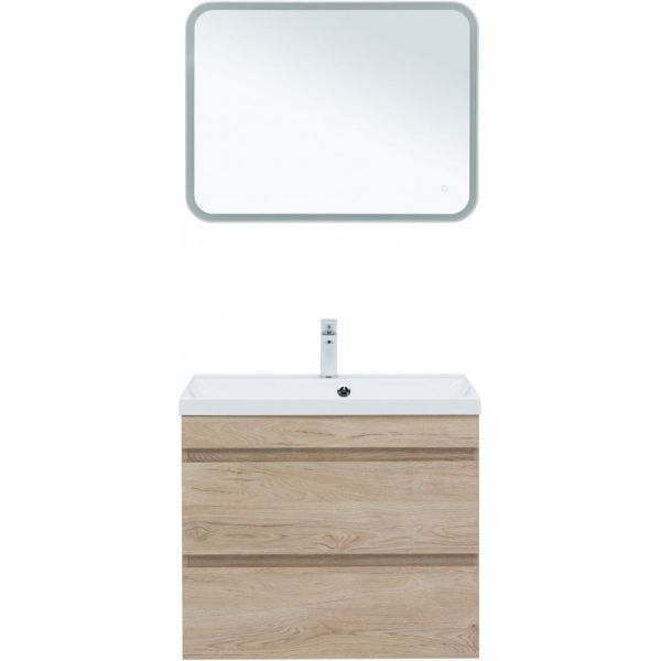 Тумба под раковину Aquanet Нота New 334198 75 см дуб светлый
