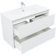 Тумба под раковину Aquanet Милан 336370 100 см белый глянец