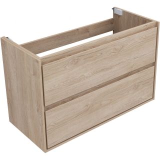 Тумба под раковину Aquanet Милан 336385 100 см дуб светлый