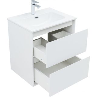 Тумба под раковину Aquanet Милан 336367 60 см белый глянец
