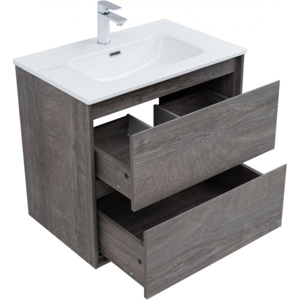 Тумба под раковину Aquanet Милан 336373 70 см дуб рошелье