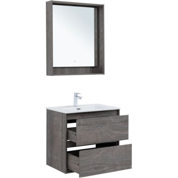 Тумба под раковину Aquanet Милан 336373 70 см дуб рошелье