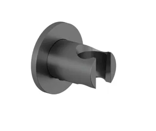 Держатель душевой лейки Kludi A-QA 65557N2-00 сталь оружейная брашированная