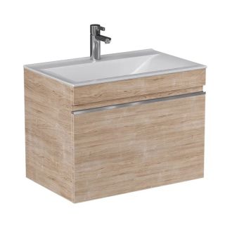 Тумба под раковину подвесная Velvex Pulsus tp.PUL.PUL.70.1Y дуб сонома, 70 см
