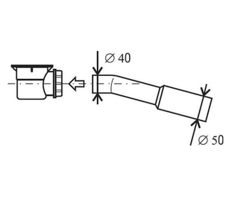 Редуктор сифон Ravak X01304