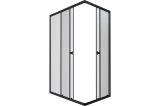 Душевой уголок Triton Вента Щ0000053749 120x80 см профиль чёрный стекло прозрачное