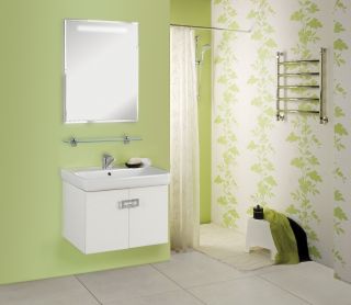 Тумба под раковину Акватон Оптима 70см белый 1A124101OP010