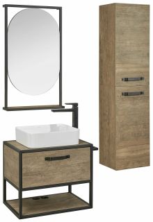 Зеркало Акватон Лофт Фабрик 50см дуб кантри 1A242502LTDY0