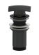 Донный клапан для раковины Wonzon & Woghand WW-88SS08-MB с переливом чёрный матовый