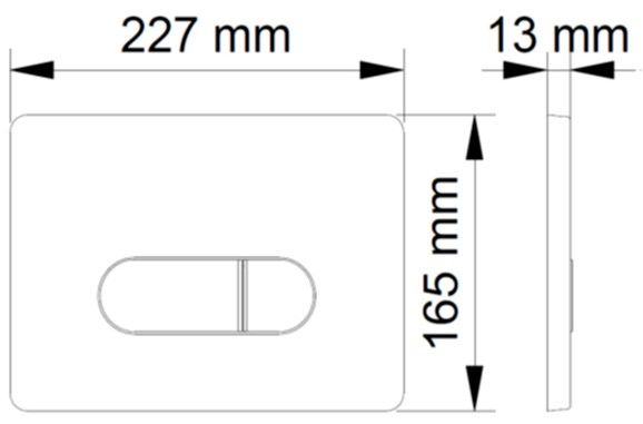 Инсталляция для унитаза Berges Novum D1 с кнопкой белый 040231