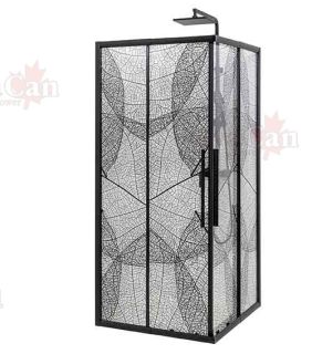 Душевой уголок AvaCan KB 80-90 чёрный