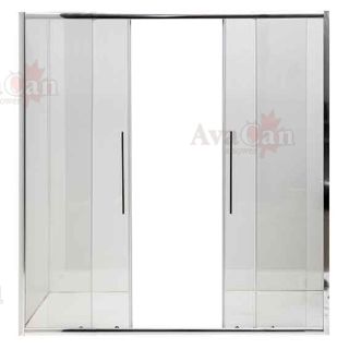 Душевая дверь в нишу AvaCan FC2 170-190 хром