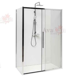 Душевой уголок AvaCan FС120-140 + SС 80 хром
