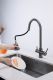 Смеситель для кухни Paulmark Lange La214212-GM воронёная сталь