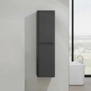 Пенал для ванной Black&White Universe 935.SC1550  серый 42 см