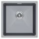Мойка кухонная Paulmark Lumi LU45-GRM серый металлик