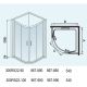 Душевой уголок WeltWasser СЕРИЯ WW300 Арт. 300RS22-90 Размер 900х900х1850
