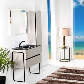 Тумба под раковину Armadi Art Vallessi 80см кашемир 837-080-С