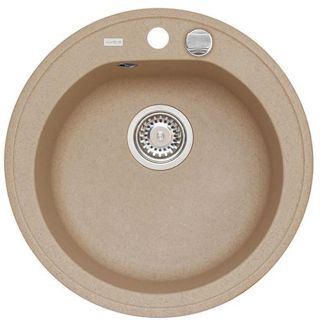 Кухонная мойка Alveus 1076855 Niagara 10 Granital Beige-G55 50.5x50.5