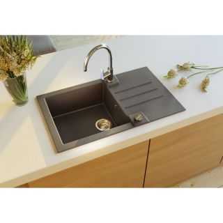 Кухонная мойка Alveus 1090942 Rock 130 Granital Carbon-G91 78x48