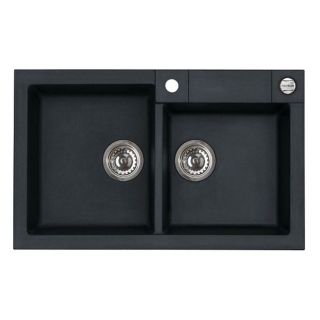 Кухонная мойка Alveus 1090965 Rock 90 Granital Carbon-G91 78x48