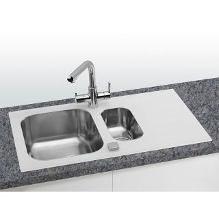 Кухонная мойка Alveus 1100016 Glassix 20 белая 86x50