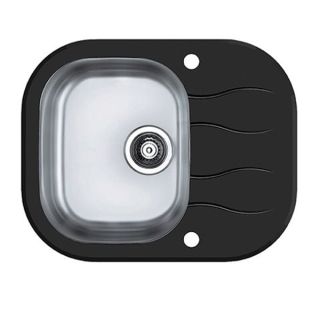 Кухонная мойка Alveus 1102726 Wave 10 черная  62x50