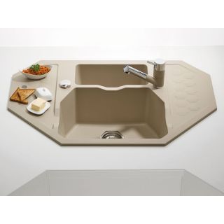 Кухонная мойка Alveus 1108256 Sensual 60 Granital+ Pebble-G02M 90x61