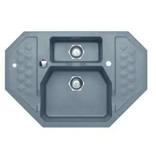 Кухонная мойка Alveus 1108258 Sensual 60 Granital+ Steel-G04M 90x61