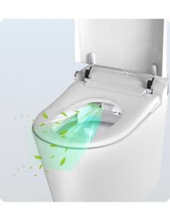 Электронный напольный унитаз-биде TIMO ТЕ-741 белый