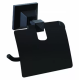 Бумагодержатель AZARIO ALTRE AZ-96010B с крышкой, черный матовый